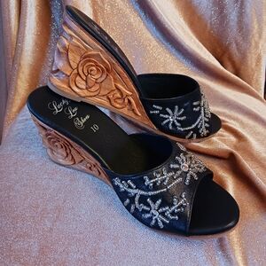 Lucky Lou Shoes Starlet Collection in Black NWOT